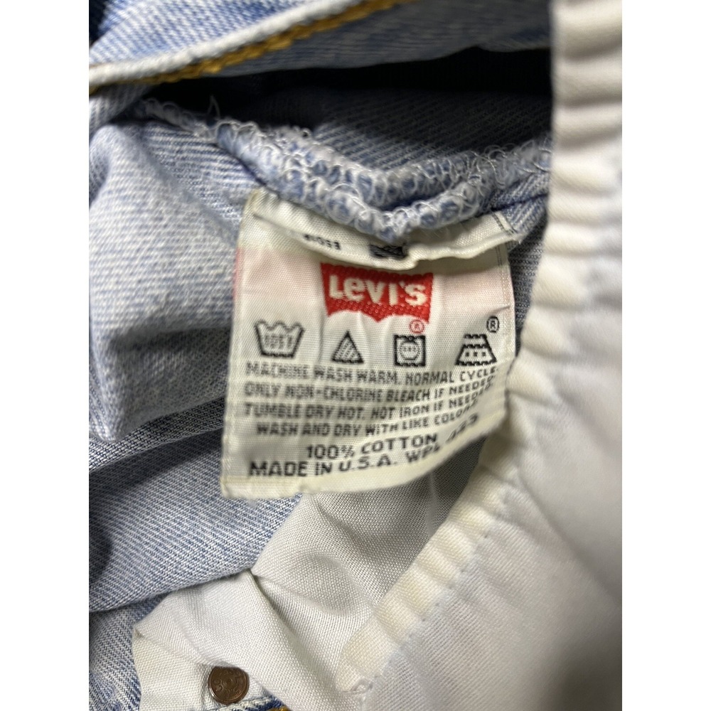 Vintage Levi's 501 Denim Jeans Men's Size 33x30 Blue Button Fly USA Made in 1995 - Picture 10 of 15